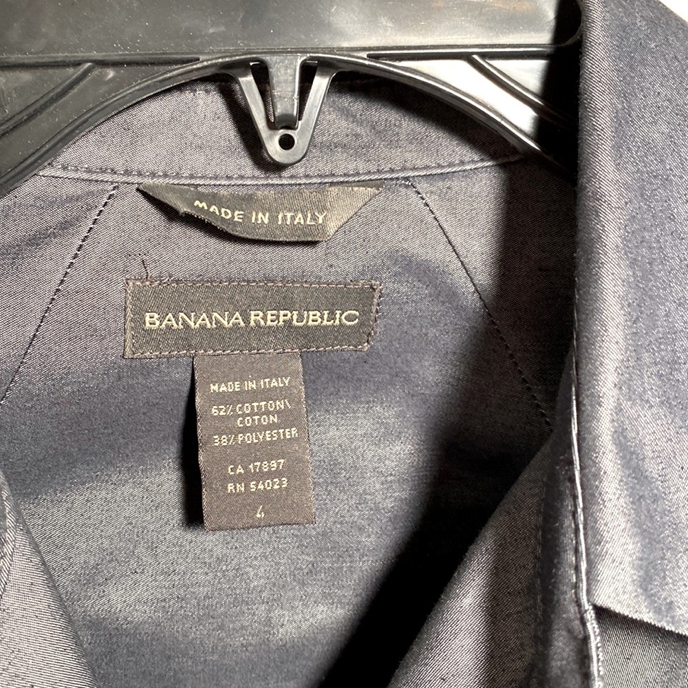 Banana Republic Charcoal Long Sleeve Dress - Picture 3 of 4